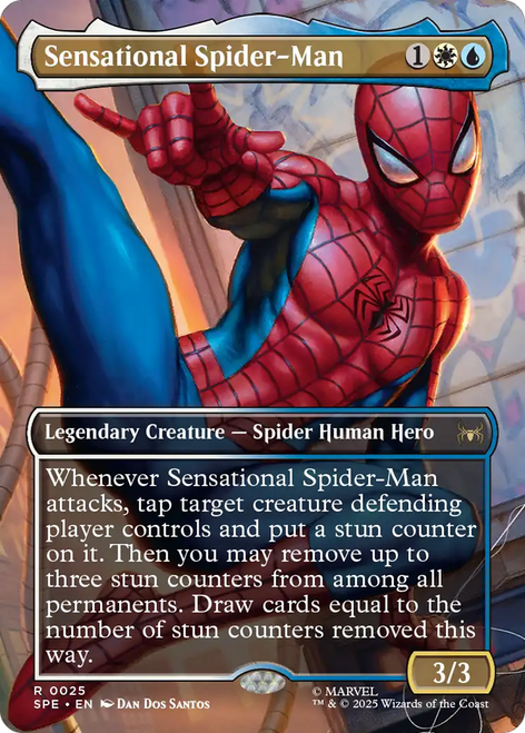 Sensational Spider-Man (Borderless Scene Foil)