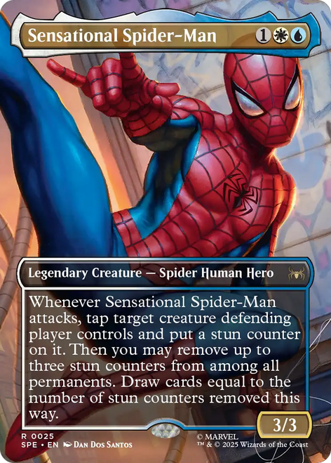 Sensational Spider-Man (Borderless Scene Foil)