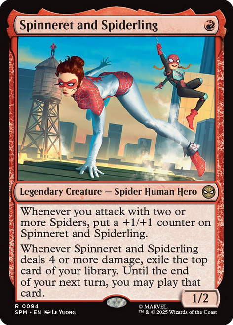 Spinneret and Spiderling (Foil)