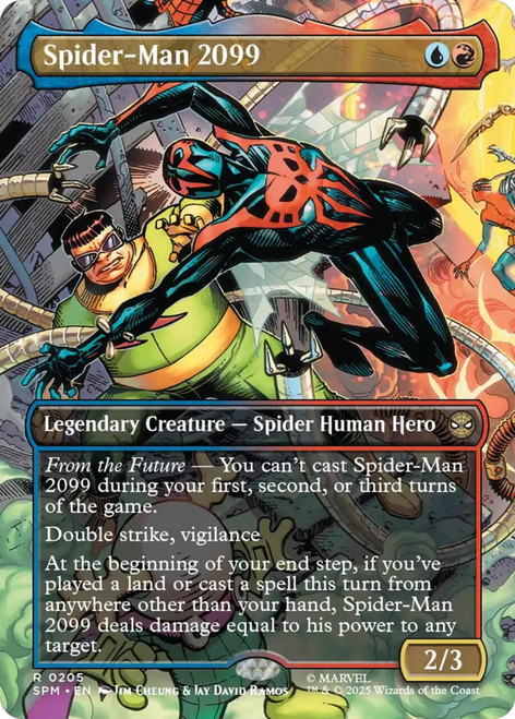 Spider-Man 2099 (Borderless Scene Foil)