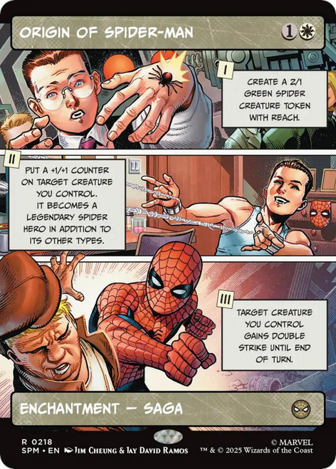 Origin of Spider-Man (Comic Panel Foil)