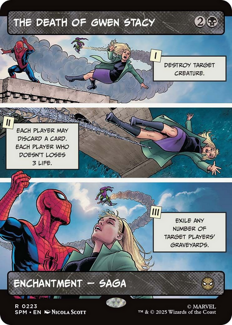 The Death of Gwen Stacy (Comic Panel Foil)