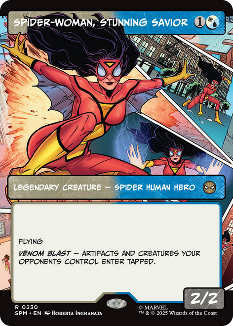 Spider-Woman, Stunning Savior (Comic Panel Foil)