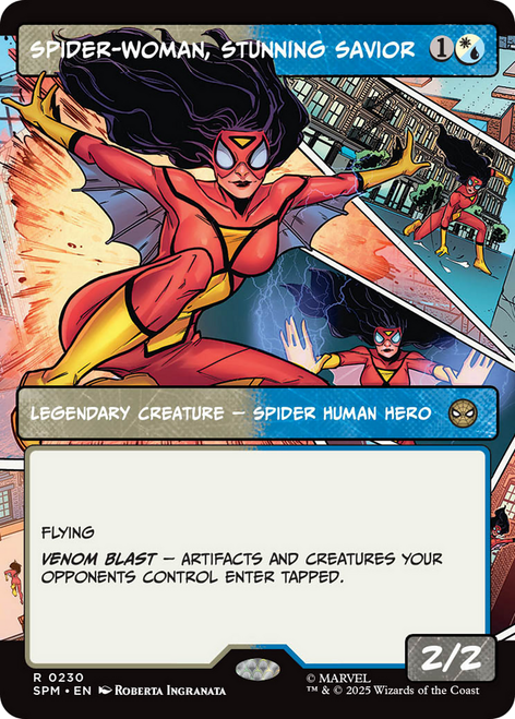 Spider-Woman, Stunning Savior (Comic Panel Foil)