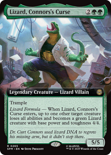 Lizard, Connors's Curse (Extended Foil)