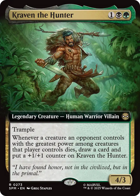 Kraven the Hunter (Extended Foil)