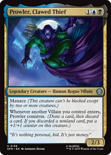 Prowler, Clawed Thief (Foil)