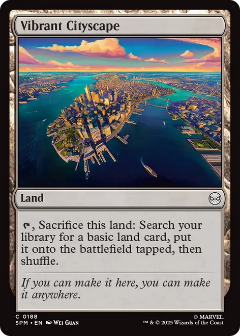 Vibrant Cityscape (Foil)
