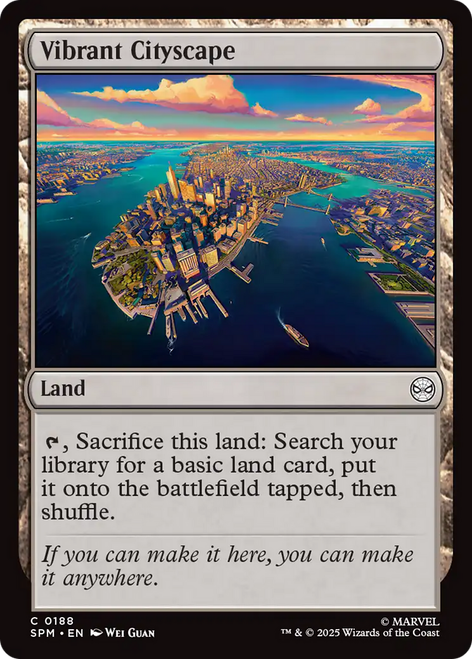 Vibrant Cityscape (Foil)