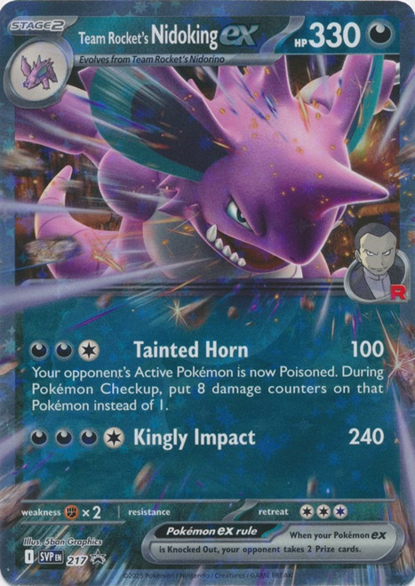 Scarlet & Violet Promo SVP217 Team Rocket's Nidoking ex