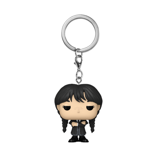 Pocket POP! Keychain: Wednesday - Wednesday Addams (Black Coat)