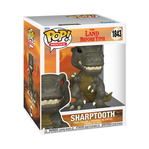POP! Movies - The Land Before Time #1843 Sharptooth (Tyrannosaurus) 6-Inch Super Sized