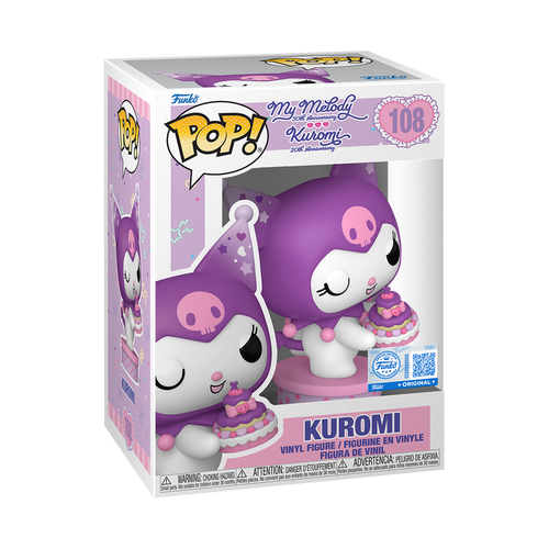 POP! Sanrio #108 Kuromi with Cake (20th Anniversary)