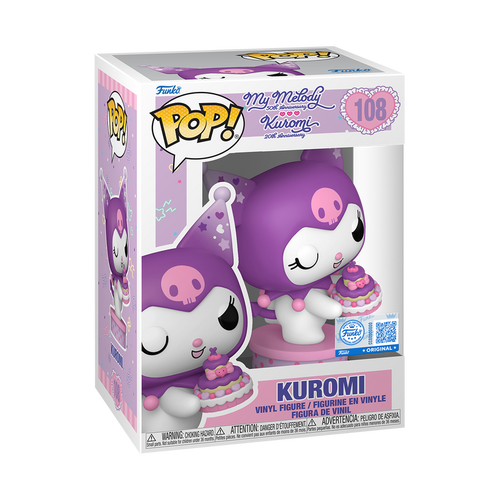 POP! Sanrio #108 Kuromi with Cake (20th Anniversary)