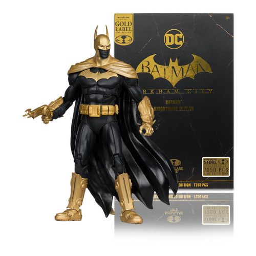 DC Multiverse: Batman: Arkham City - Batman Knightmare Edition (Gold Label Series) 7-Inch Figure