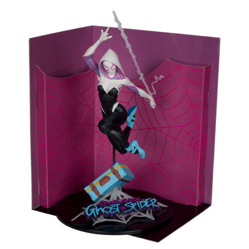 Marvel: Ghost-Spider (The Amazing Spider-Man #1) 1:10th Scale Posed Collectible with Scene