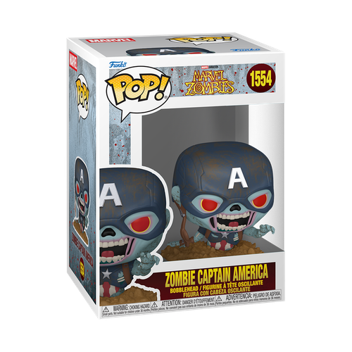 POP! Marvel - Marvel Zombies #1554 Zombie Captain America