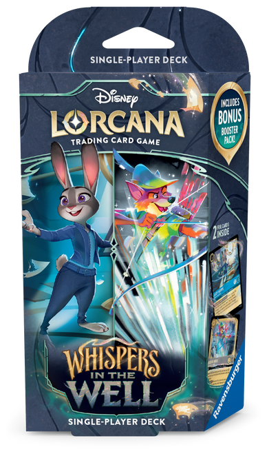 Disney Lorcana: Whispers in the Well Starter Deck - Sapphire & Steel (Judy & Robin)