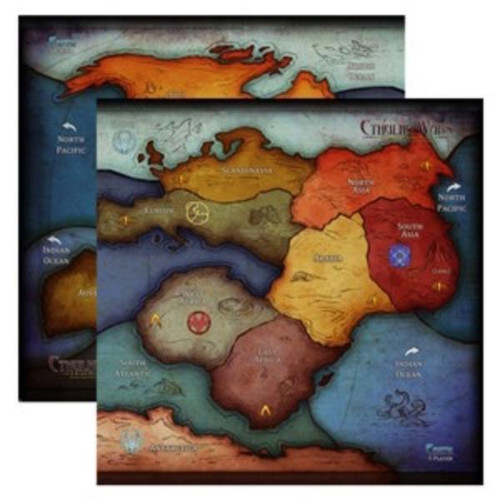 Cthulhu Wars: Oversized 3-5 Player Earth Map