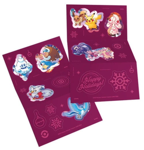 Pokemon Sticker Holiday Calendar 2025 set of 2