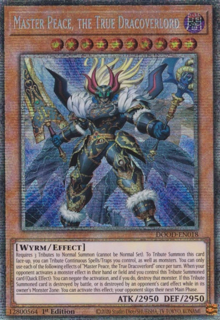 DOOD-EN018 Master Peace, the True Dracoverlord (Starlight Rare)