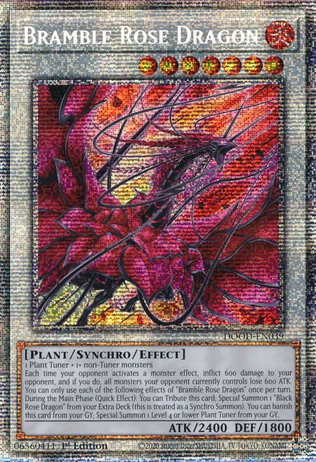 DOOD-EN039 Bramble Rose Dragon (Starlight Rare)