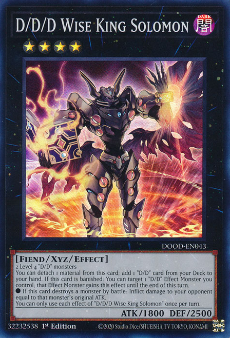 DOOD-EN043 D/D/D Wise King Solomon