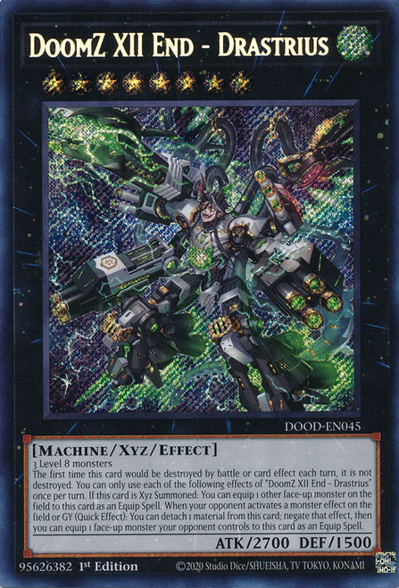 DOOD-EN045 DoomZ XII End - Drastrius (Secret Rare)