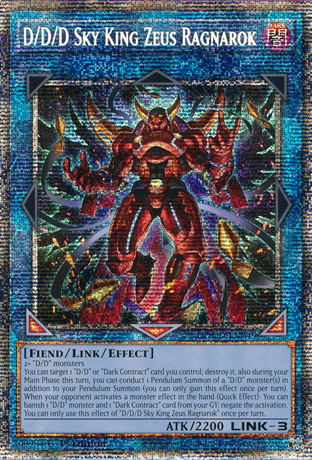 DOOD-EN049 D/D/D Sky King Zeus Ragnarok (Starlight Rare)