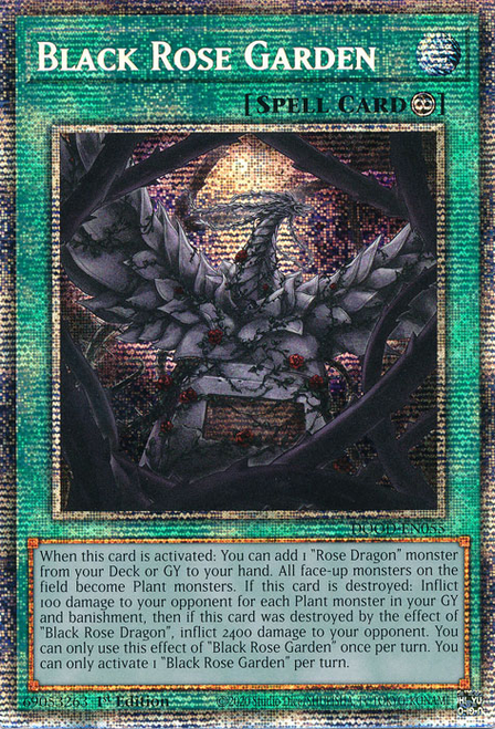DOOD-EN055 Black Rose Garden (Starlight Rare)