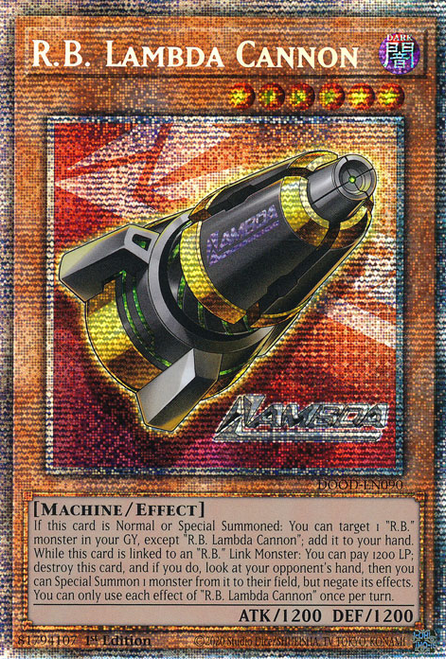 DOOD-EN090 R.B. Lambda Cannon (Starlight Rare)