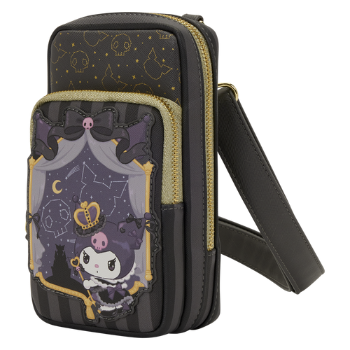 Sanrio: Kuromi 20th Anniversary Cell Phone Crossbody Bag with Coin Bag