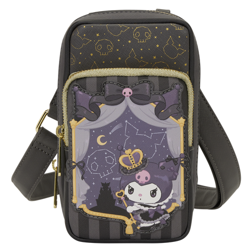 Sanrio: Kuromi 20th Anniversary Cell Phone Crossbody Bag with Coin Bag