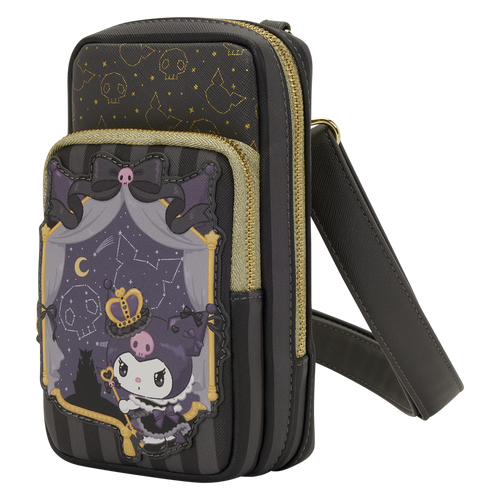 Sanrio: Kuromi 20th Anniversary Cell Phone Crossbody Bag with Coin Bag