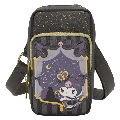 Sanrio: Kuromi 20th Anniversary Cell Phone Crossbody Bag with Coin Bag