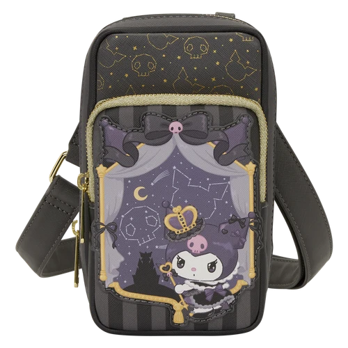 Sanrio: Kuromi 20th Anniversary Cell Phone Crossbody Bag with Coin Bag