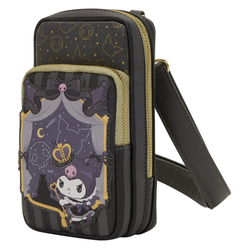 Sanrio: Kuromi 20th Anniversary Cell Phone Crossbody Bag with Coin Bag