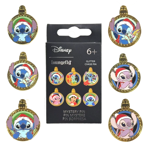 Disney: Lilo & Stitch Holiday Ornaments Mystery Box Pin