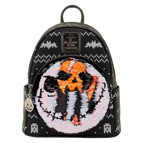 Disney The Nightmare Before Christmas Jack Skellington Reversible Sequins Mini Backpack