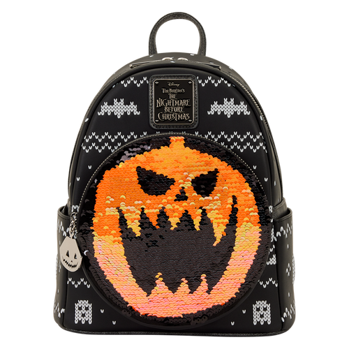 Disney The Nightmare Before Christmas Jack Skellington Reversible Sequins Mini Backpack