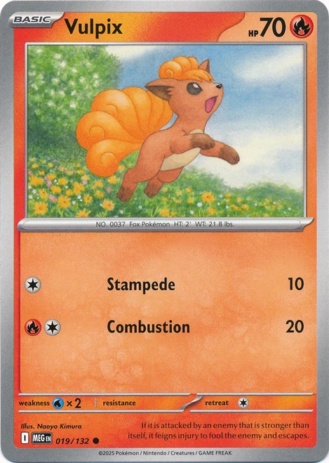 Mega Evolution 019/132 Vulpix