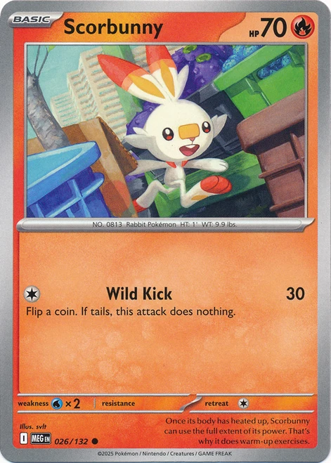 Mega Evolution 026/132 Scorbunny