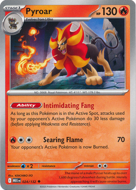 Mega Evolution 024/132 Pyroar