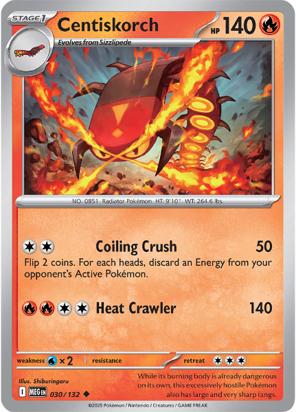 Mega Evolution 030/132 Centiskorch