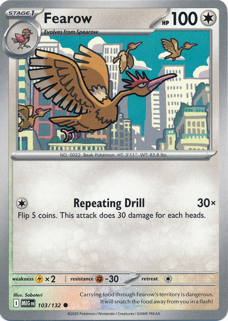 Mega Evolution 103/132 Fearow