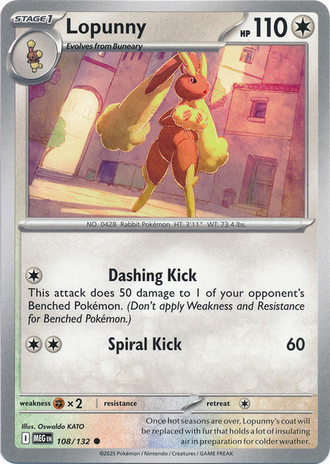 Mega Evolution 108/132 Lopunny