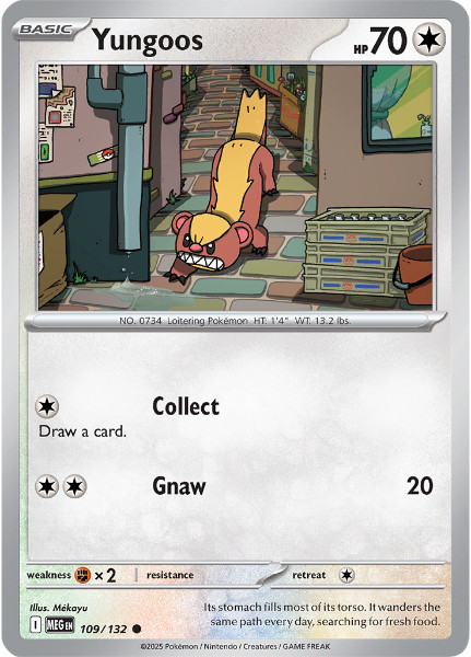 Mega Evolution 109/132 Yungoos