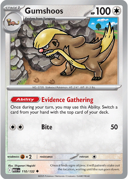 Mega Evolution 110/132 Gumshoos
