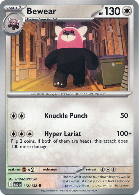 Mega Evolution 112/132 Bewear