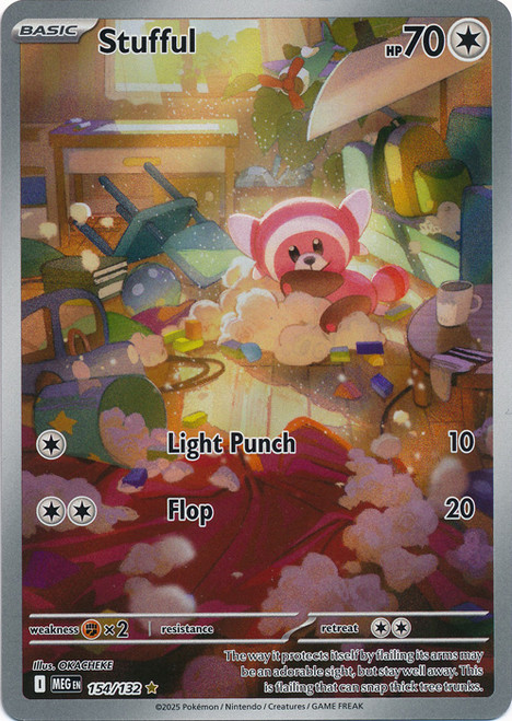 Mega Evolution 154/132 Stufful (Illustration Rare)